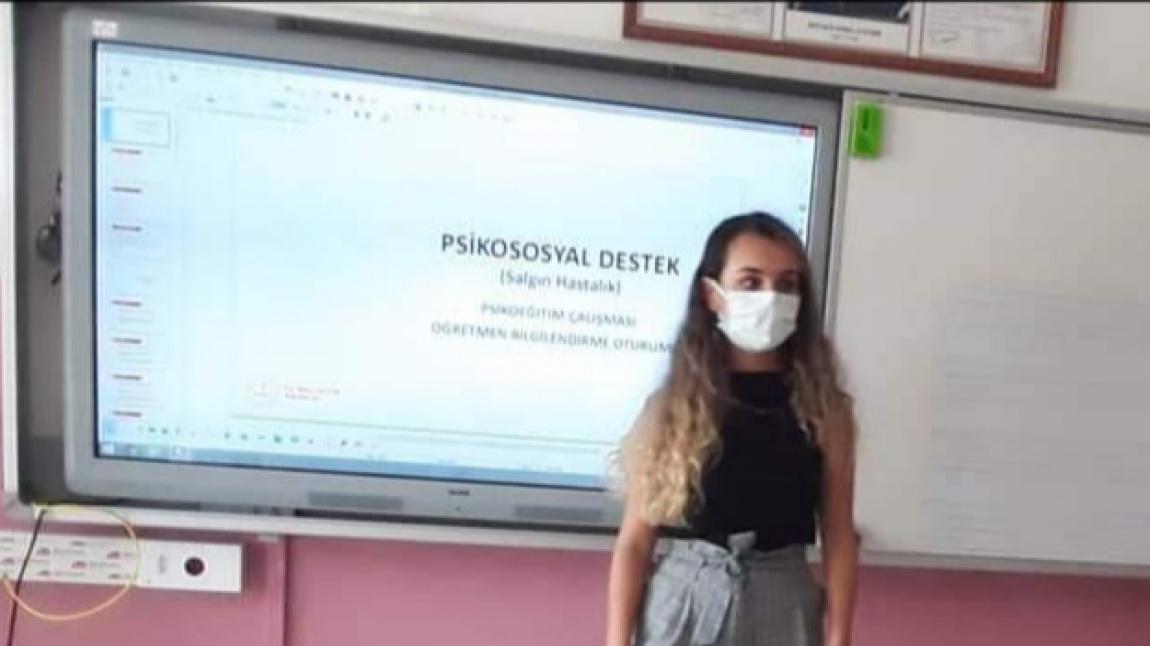 Sınıf Öğretmenlerimize Yönelik Psikososyal Destek Eğitimi (Salgın Hastalık) Sunumu Yapıldı